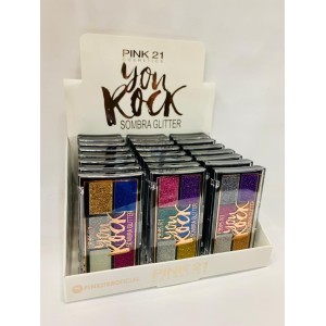 CS2790 SOMBRA GLITTER YOU ROCK PINK 21 C/24